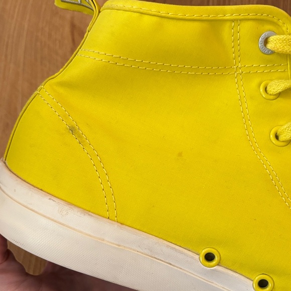 Converse Jack Purcell High-top Sneakers in yellow - Picture 9 of 17